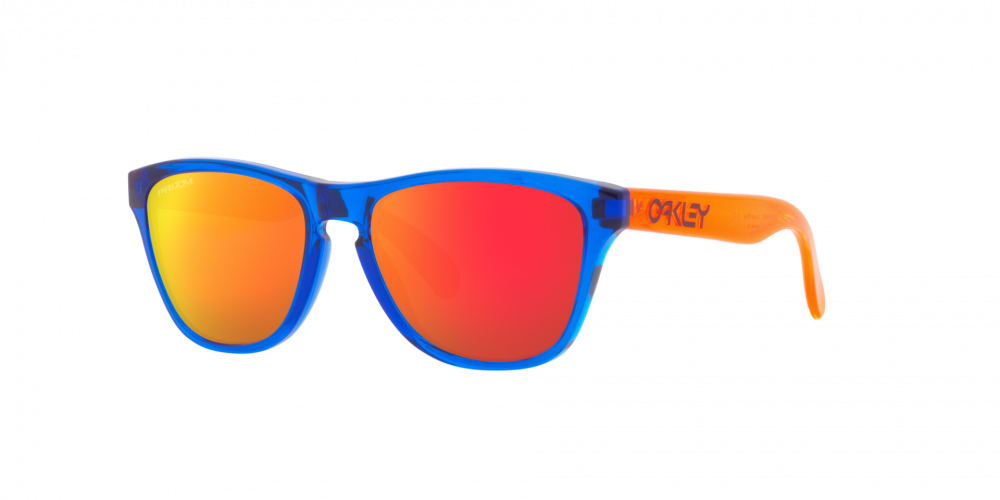 Oakley frogskins hot sale blue frame